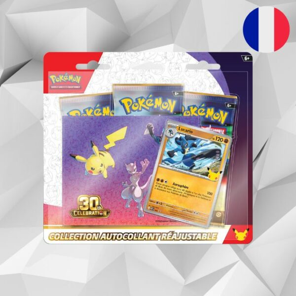 [PRECO] Pokémon Célébration 30 ans Collection Autocollant Lucario FR