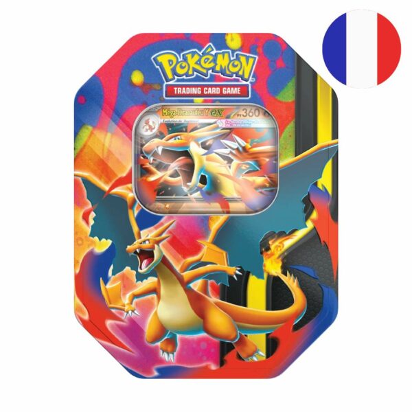 Pokémon Spring ex Tin Méga Dracaufeu Y FR