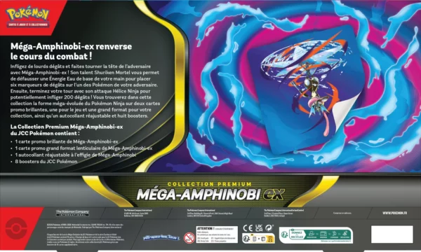 [PRECO] Pokémon Coffret Collection Premium Méga‑Amphinobi‑ex [ME04] [FR]