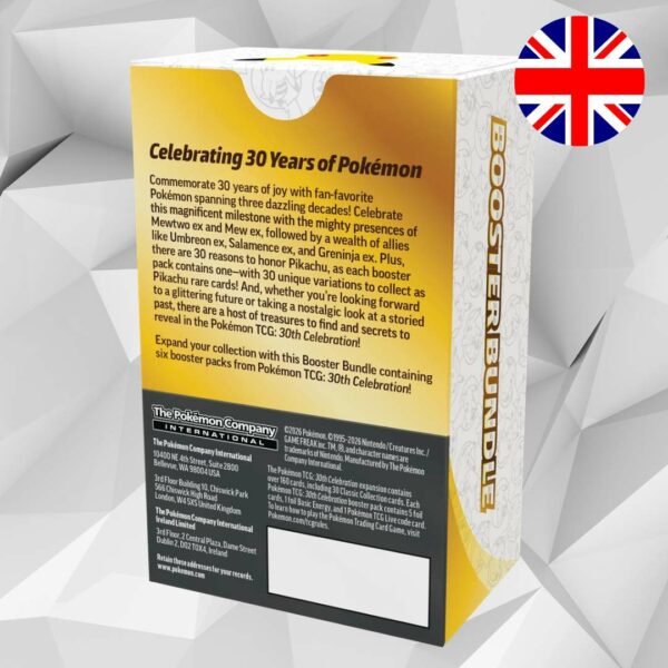 [PREORDER] Pokémon 30th Celebration Booster Bundle (6 Boosters) – [ME5.5][EN]