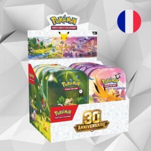 [PRECO] Pokémon Célébration 30 ans Display scellée de 10 mini Tin – [ME5.5][FR]