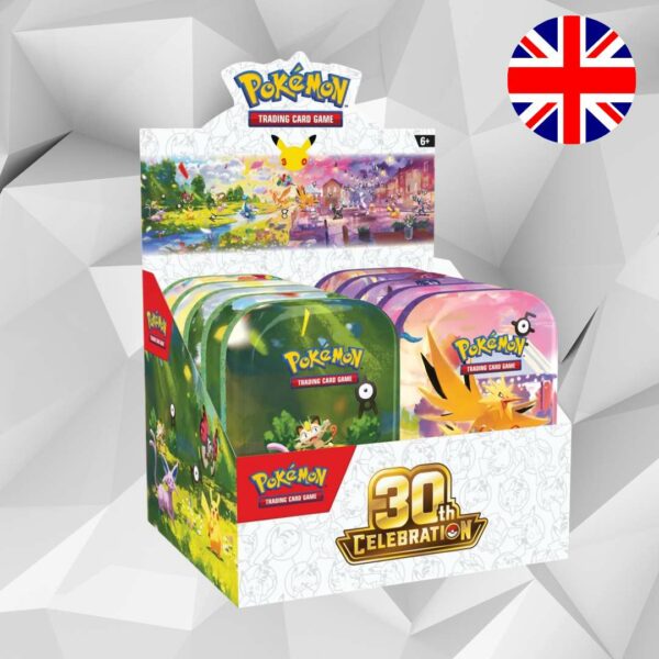 [PREORDER] Pokémon 30th Celebration Display scellée de 10 mini Tin – OVP/scealed [ME5.5][EN]