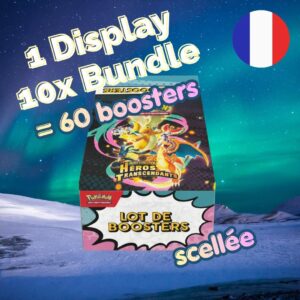 [PRÉCO] Display Scellée de 10 Booster Bundles Pokémon Héros Transcendants (60 Boosters) - [Fr] [ME02.5]