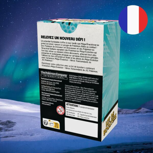 [PRÉCO] Display Scellée de 10 Booster Bundles Pokémon Héros Transcendants (60 Boosters) - [Fr] [ME02.5]