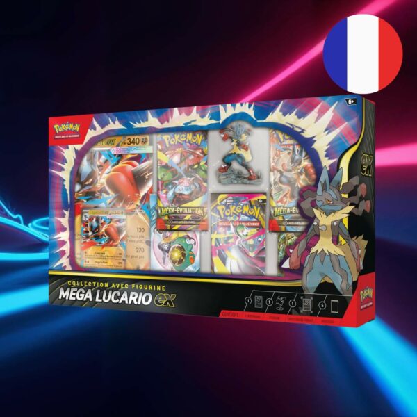 Pokémon Collection Méga-Lucario ex Figurine FR