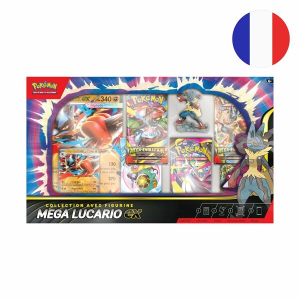 Pokémon Collection Méga-Lucario ex Figurine FR