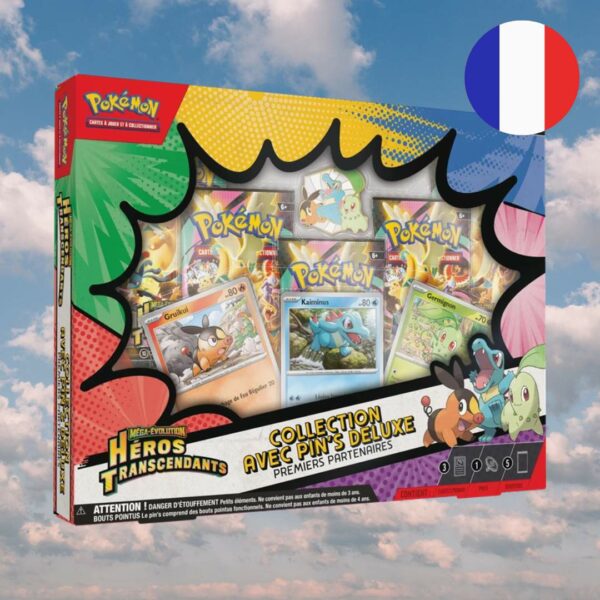 Pokémon Coffret Collection pin’s Deluxe Premiers Partenaires ME02.5 FR