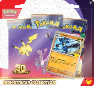 [PREORDER] Pokémon 30th Celebration Tech Sticker Collection Lucario [EN]