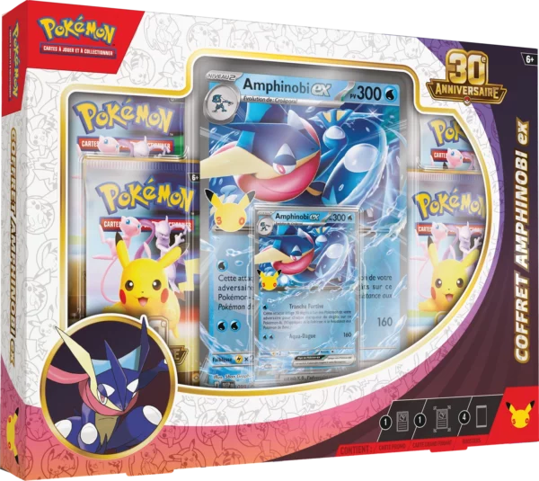 [PRECO] Pokémon Célébration 30 ans Coffret Celebration Amphinobi ex FR