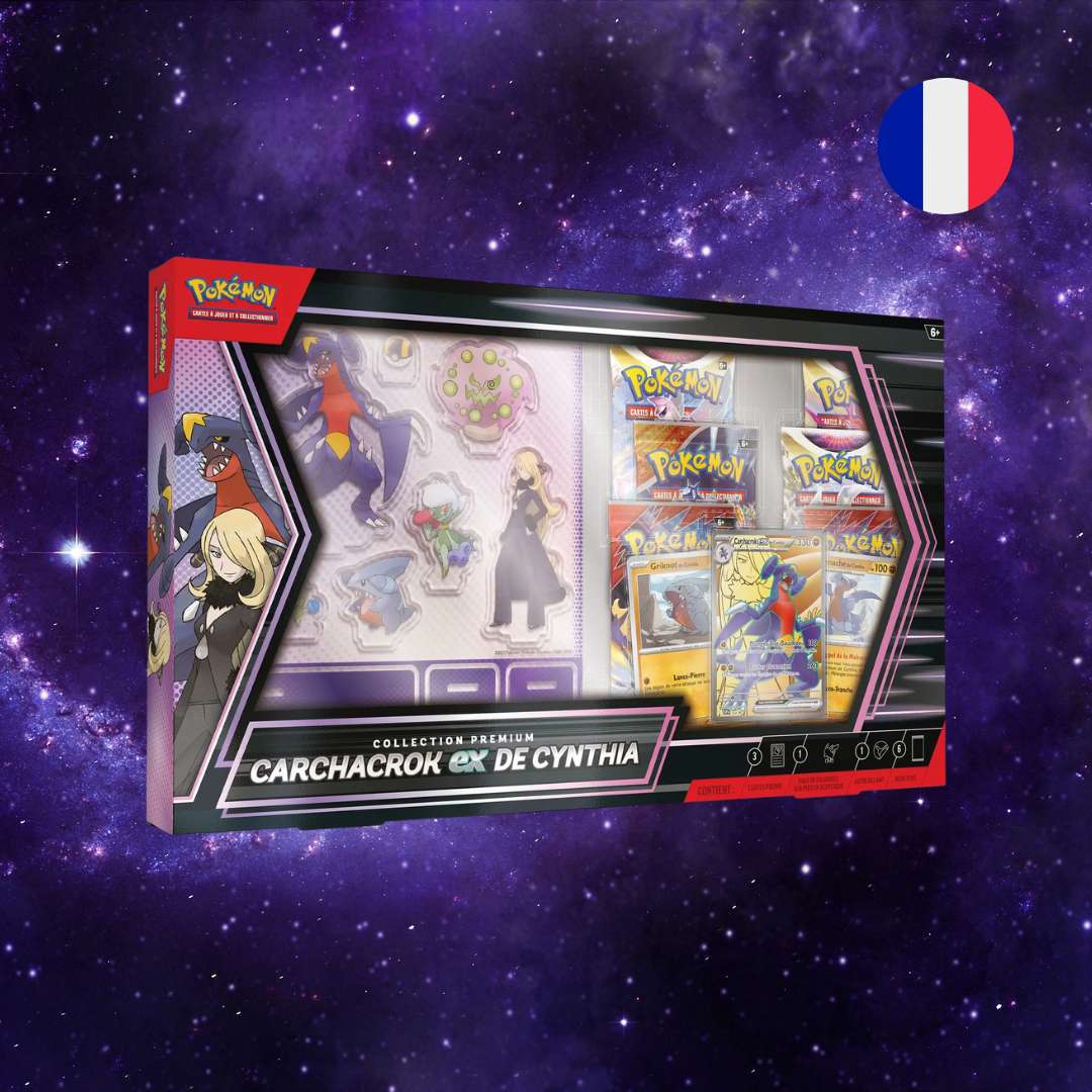 Pokémon JCC: Coffret Premium Carchacrok EX de Cynthia