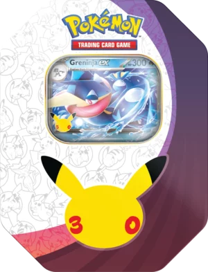 [PREORDER] Pokémon 30th Celebration ex Tin Greninja [EN]