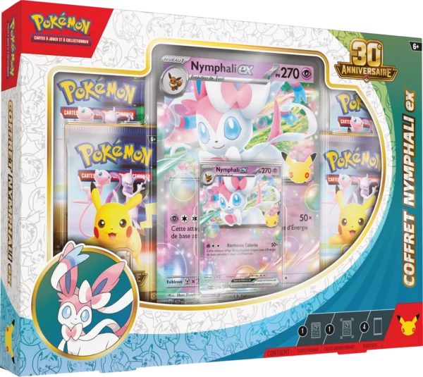 [PRECO] Pokémon Célébration 30 ans Coffret Celebration Nymphali ex FR