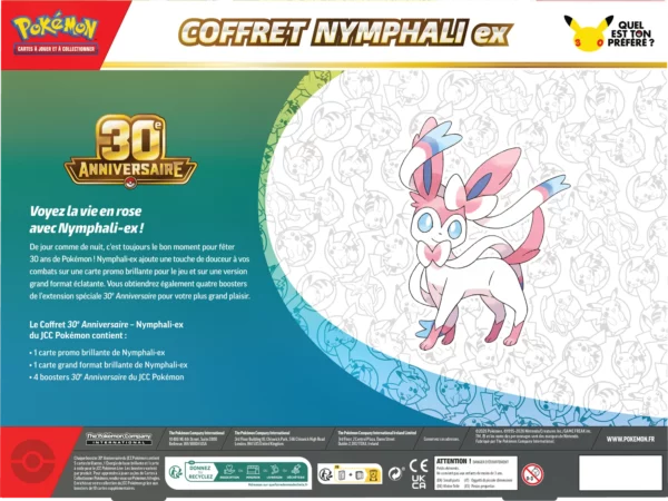[PRECO] Pokémon Célébration 30 ans Coffret Celebration Nymphali ex FR
