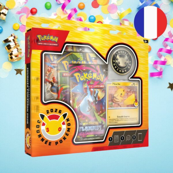 Pokemon Méga Evolution Coffret Journée Pokémon 2026  ME02+ME01