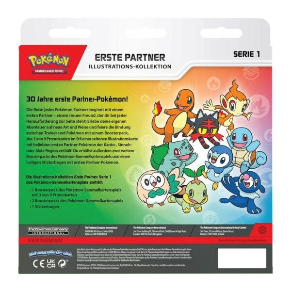Pokemon First Partner Illustration Collection #1 OVP [DE]