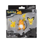 pokemon-pack-3-figurines-select-evolution-pichu-pikachu-raichu Evolution Multi-Pack Pichu Pikachu Raichu
