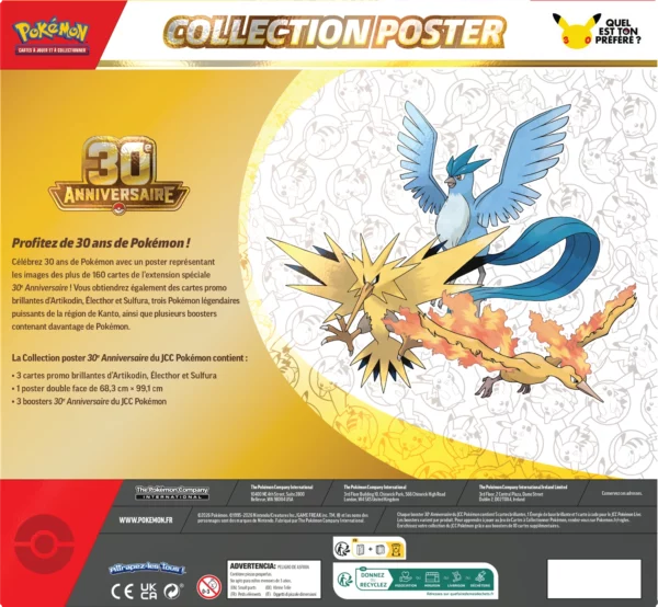 [PREORDER] Pokémon 30th Celebration Poster Collection EN